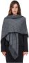 Pinko Zwarte katoenen en modale jacquard sjaal met Monogram ontwerp Black Dames - Thumbnail 4