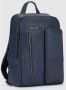 Piquadro Blauwe Leren Rugzak Blue Unisex - Thumbnail 2