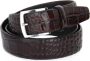 Piquadro Stijlvolle Taille Riem Brown - Thumbnail 2