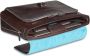 Piquadro Uitbreidbare laptoptas met iPad Pro comparti t Blue Unisex - Thumbnail 2