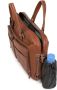 Piquadro Donkerbruine Leren Laptoptas Brown Heren - Thumbnail 2
