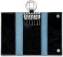 Piquadro Zwarte sleutelhanger met karabijnhaak Black Unisex - Thumbnail 2