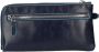 Piquadro Blauwe Leren Polsband Clutch met Creditcardvakken Blue Heren - Thumbnail 2