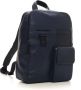 Piquadro Leather rucksack Blauw Heren - Thumbnail 2