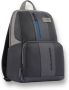 Piquadro Zwarte heren bucket tas rugzak Black Heren - Thumbnail 2