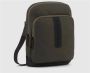 Piquadro Groene Speciale Nylon Tas met Waterdichte Functies Green Heren - Thumbnail 2