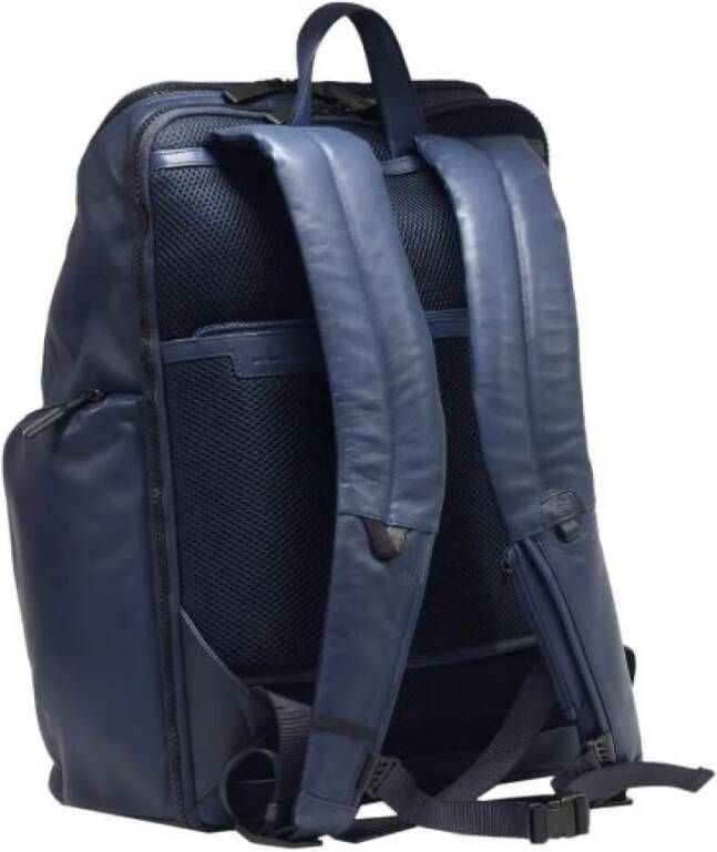 Piquadro Uni Bags Bucket Bag Backpack Blue Ss23 Blauw Unisex