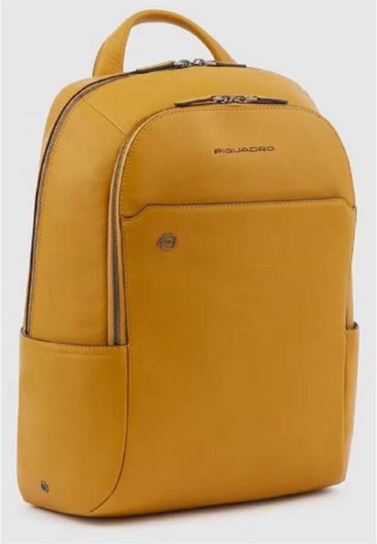 Piquadro Uni Bags Bucket Bag Backpack Yellow Ss23 Geel Unisex