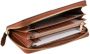 Piquadro Bruin Leren Portemonnee met Rfid Bescherming Brown Dames - Thumbnail 2
