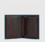 Piquadro Donkerbruine Verticale Portemonnee Rfid Bescherming Brown Heren - Thumbnail 2