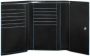 Piquadro Zwarte Leren Portemonnee Rfid Bescherming Black Dames - Thumbnail 2