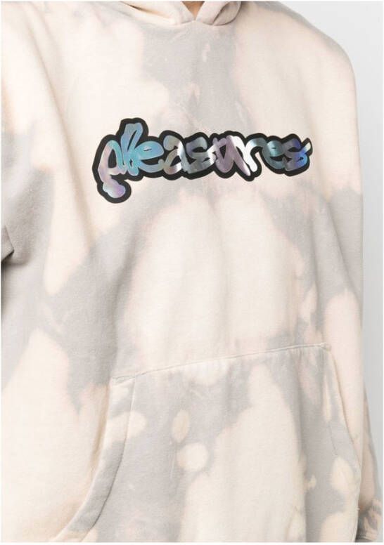 Pleasures Verval Hoodie Bleach Beige Heren