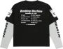 Pleasures Gelaagd lang mouw T-shirt met prints Zwart Heren - Thumbnail 2