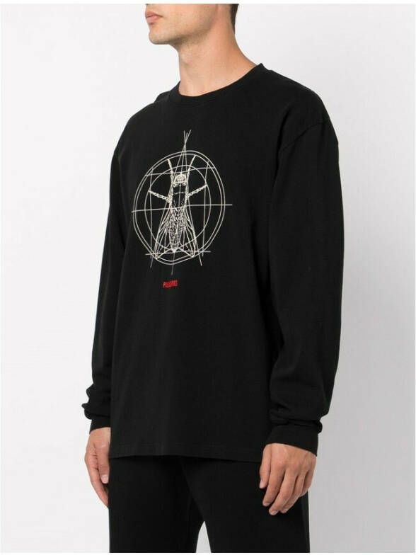 Pleasures P21W012 Sweatshirt Zwart Heren