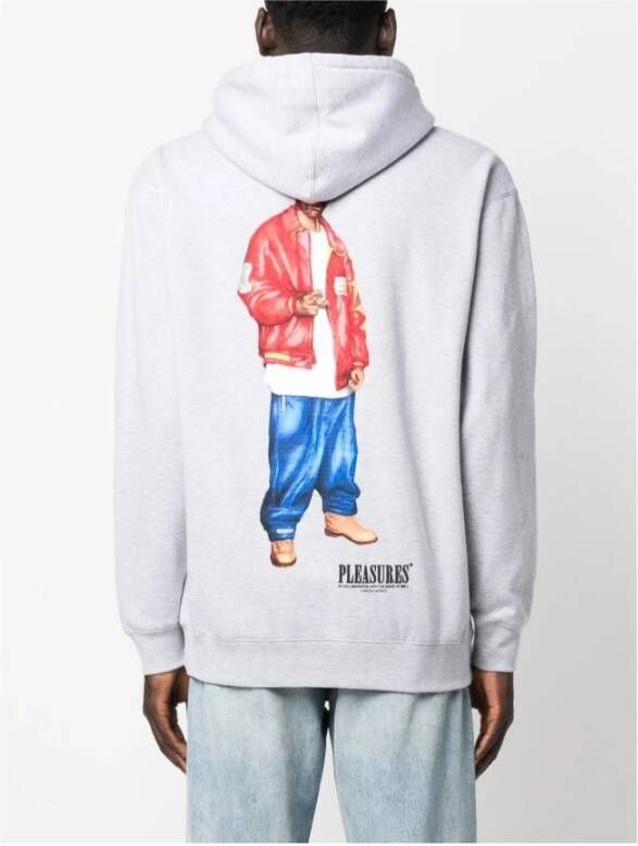 Pleasures Sweatshirts Hoodies Grijs Heren