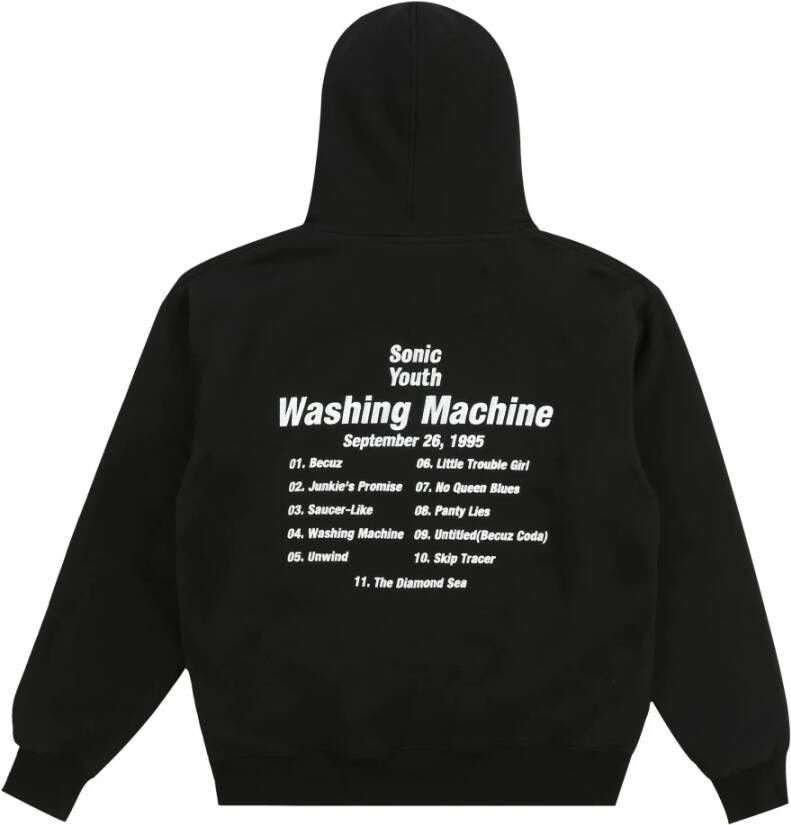 Pleasures Zwarte Wasmachine Hoodie Zwart Heren