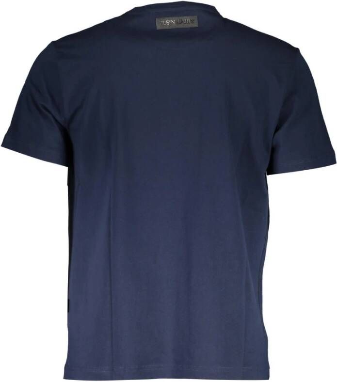 Plein Sport Blauw Heren T-shirt met korte mouwen Blauw Heren