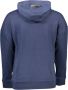 Plein Sport Blauwe Katoenen Sweater met Capuchon en Print Blauw Heren - Thumbnail 2