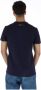 Plein Sport Blauwe Print Ronde Hals T-shirt Blauw Heren - Thumbnail 2