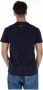 Plein Sport Blauwe Print Ronde Hals T-shirt Blauw Heren - Thumbnail 2