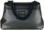 Plein Sport Zwarte Handtas met Voorlogo Letters Black Dames - Thumbnail 2