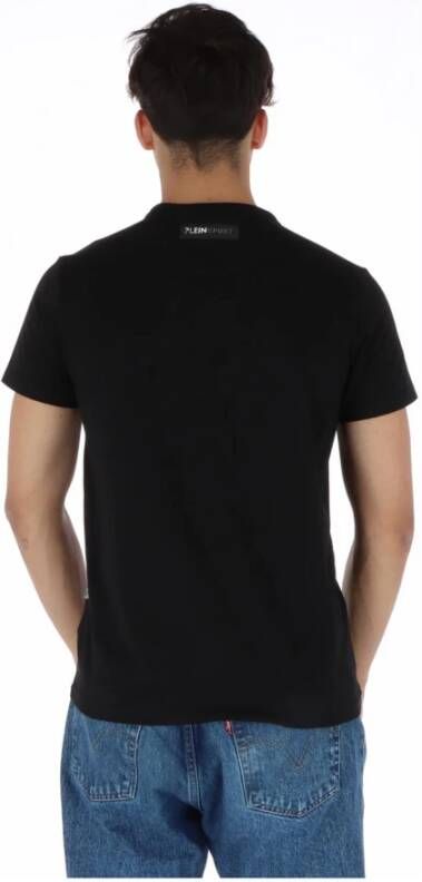 Plein Sport Heren Zwart Print T-shirt Black Heren