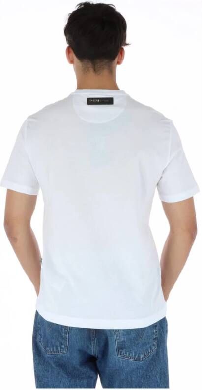 Plein Sport Heren Wit Print T-shirt Wit Heren
