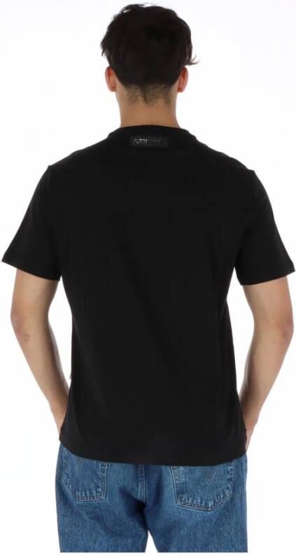 Plein Sport Heren Zwart Print T-shirt Zwart Heren