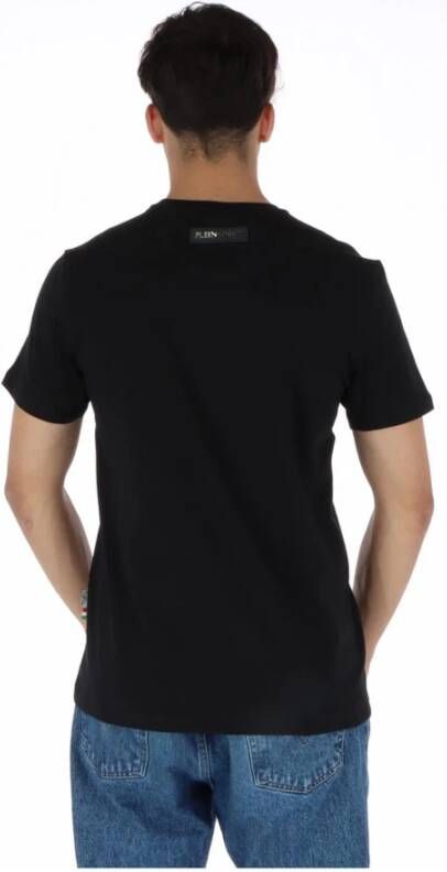 Plein Sport Heren Zwart Print T-shirt Zwart Heren