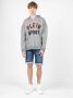 Plein Sport Grijze Katoenen Sweater met Capuchon en Print Grijs Heren - Thumbnail 4
