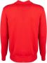 Plein Sport Heren Merinowollen Trui Rood Heren - Thumbnail 2