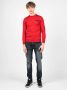 Plein Sport Merinowollen Trui met Ronde Hals Rood Heren - Thumbnail 2
