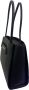 Plein Sport Zwarte Logo Front Tote Tas met 3 Compartimenten Black Dames - Thumbnail 2
