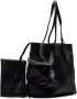 Plein Sport Zwarte schoudertas van eco-leer met kettingdetail Black Dames - Thumbnail 4