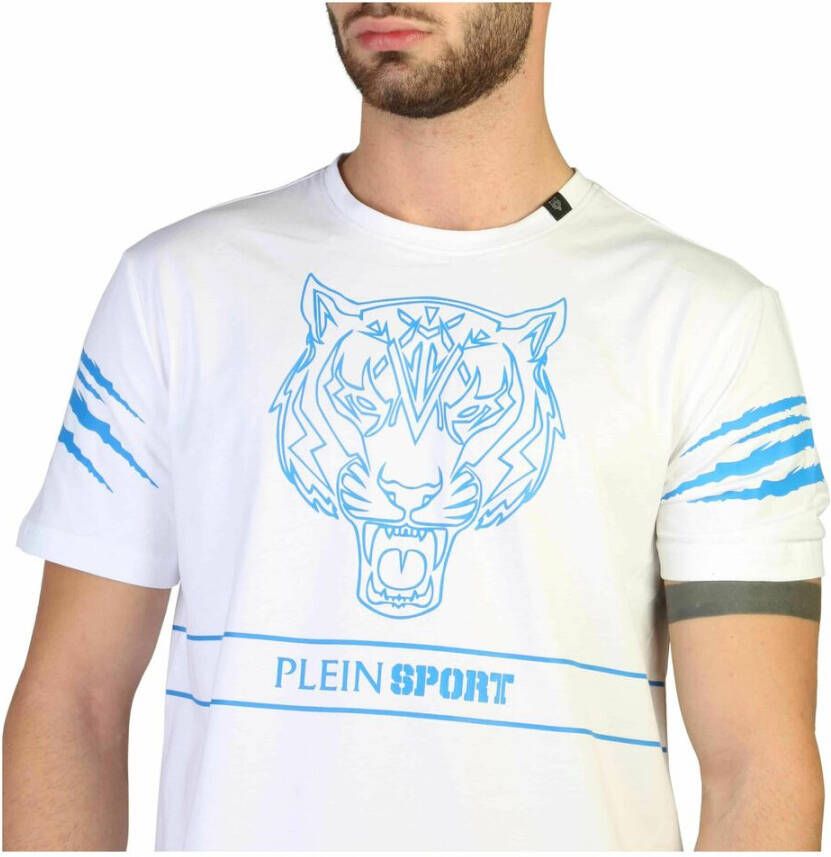 Plein Sport T-shirt Tips102 Wit Heren