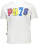 Plein Sport Sportieve Elegantie T-Shirt in Wit White Heren - Thumbnail 2