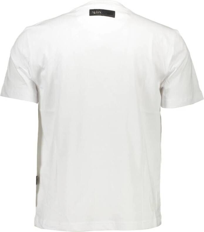 Plein Sport Upgrade je casual garderobe met dit T-shirt met korte mouwen Wit Heren