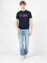 Plein Sport Blauw Katoenen T-Shirt met Print Blauw Heren - Thumbnail 3