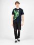 Plein Sport Blauw Print T-shirt Heren Korte Mouw Blue Heren - Thumbnail 2