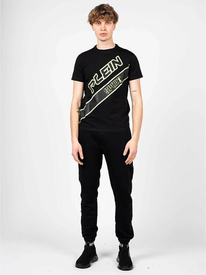 Plein Sport Simple Framelon T-shirt Zwart Heren