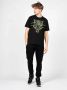Plein Sport Verhoogd Athletisch T-shirt met Iconische Print Black Heren - Thumbnail 3
