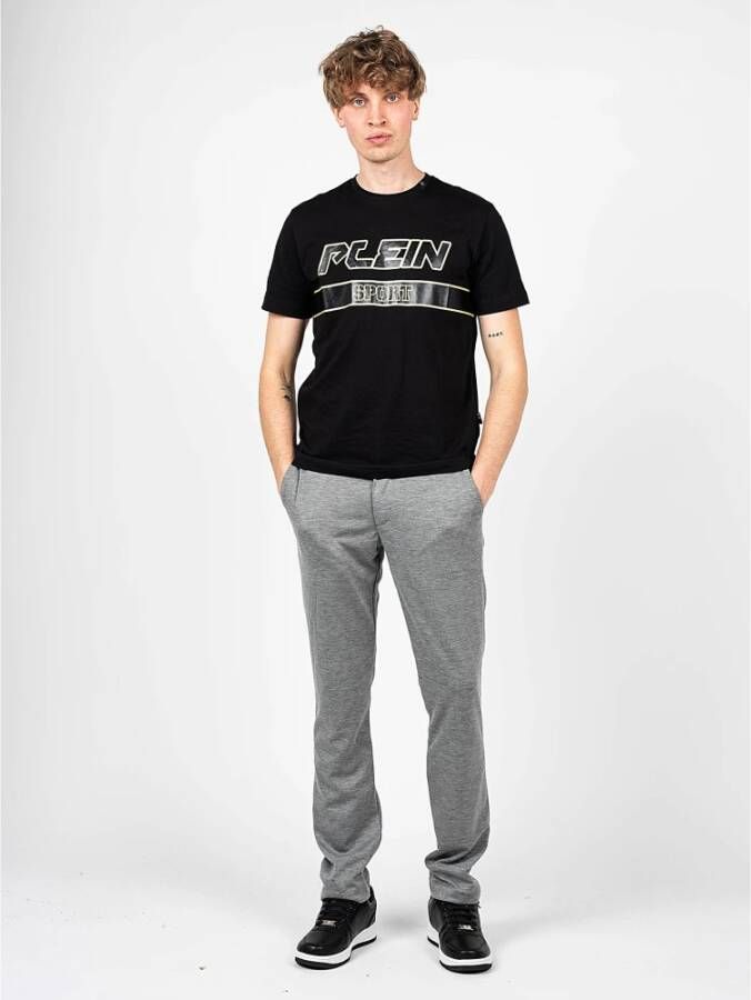 Plein Sport Simple Framelon T-shirt Zwart Heren