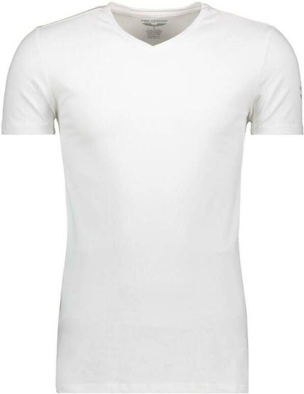 PME Legend 2-Pack Slim Fit V-hals T-shirts Wit Heren