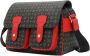 Pollini Heritage Logo Classic Cross Body Tas Zwart Dames - Thumbnail 2