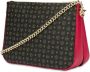 Pollini Stijlvolle Heritage Schoudertas met Dubbele Pochette Zwart Dames - Thumbnail 2