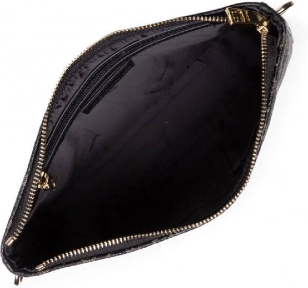 Pollini Heritage Print Dubbele Pouch Schoudertas Zwart Dames