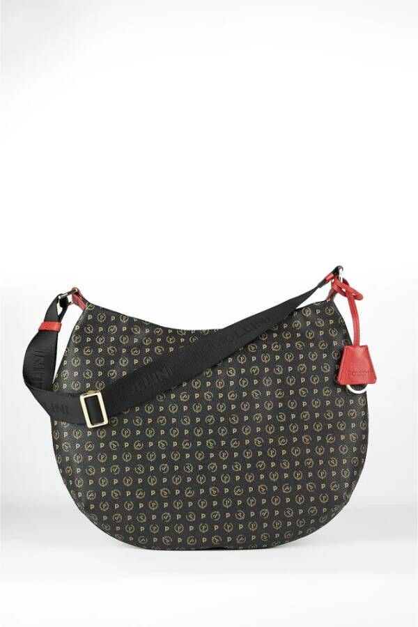 Pollini Monogram Piatta Crossbody Tas Zwart Dames
