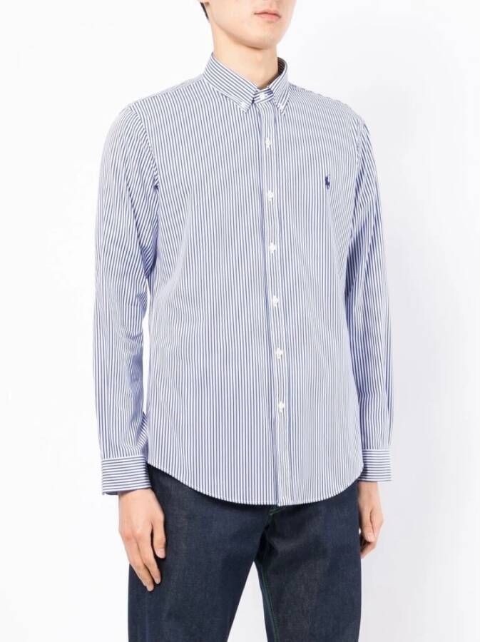 Polo Ralph Lauren 008 Slbdppcs-Ls Formeel Overhemd voor Heren Blue Heren