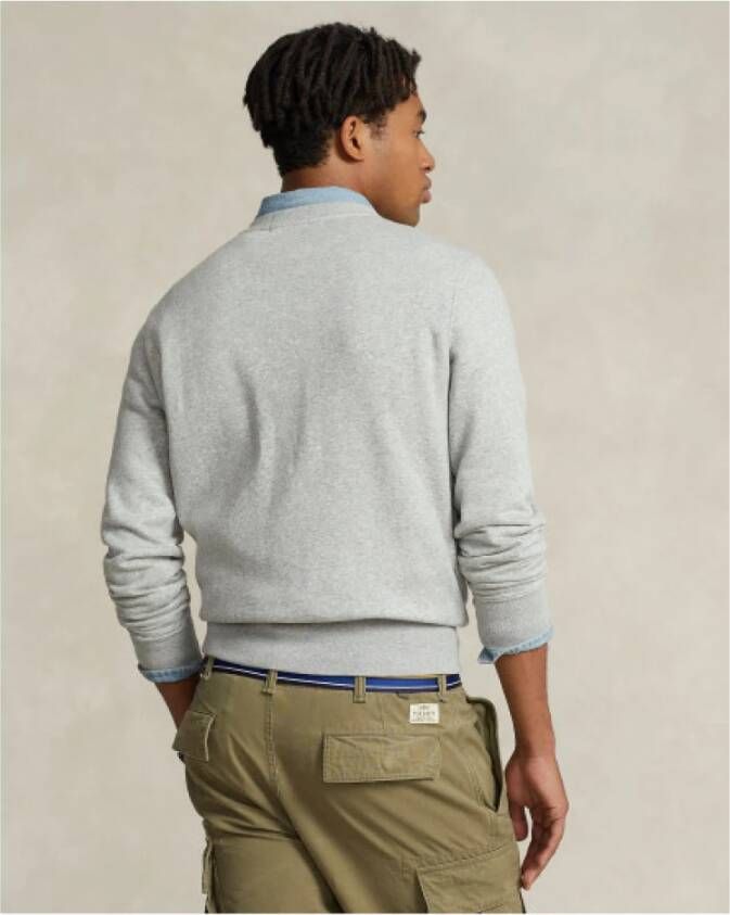 Polo Ralph Lauren Beer Logo Sweatshirt Gray Heren