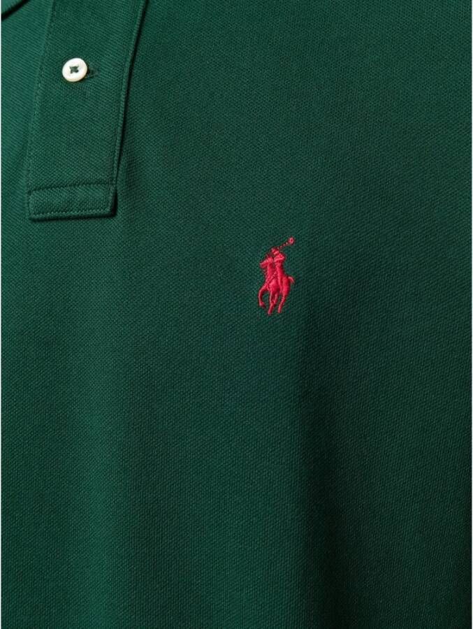 Polo Ralph Lauren Bosgroen Katoenen Poloshirt Groen Heren